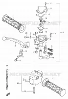 LEVIER DE FREIN AVANT pour Suzuki QUADSPORT 80 2002