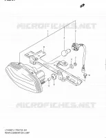 ENSEMBLE FEU ARRIERE (LT A400FZL1 P33) pour Suzuki KINGQUAD 400 2011