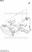 ENSEMBLE FEU ARRIERE (LT A400FZL2 P33) pour Suzuki KINGQUAD 400 2012