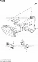ENSEMBLE FEU ARRIERE (LT A400FZL3 P28) pour Suzuki KINGQUAD 400 2013