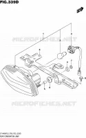 ENSEMBLE FEU ARRIERE (LT A400FZL5 P33) pour Suzuki KINGQUAD 400 2015