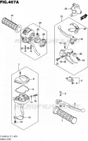 ENSEMBLE LEVIERS   POIGNEES pour Suzuki KINGQUAD 400 2016