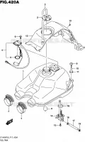 RESERVOIR D'ESSENCE pour Suzuki KINGQUAD 400 2016