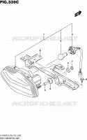 ENSEMBLE FEU ARRIERE (LT A400FZL6 P33) pour Suzuki KINGQUAD 400 2016