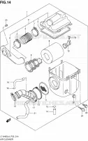 FILTRE A AIR (LT A400L4 P33) pour Suzuki KINGQUAD 400 2014
