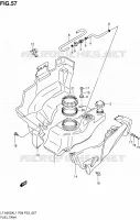 RESERVOIR D'ESSENCE pour Suzuki KINGQUAD 500 2011