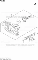 ENSEMBLE FEU ARRIERE (LT A500XZL4 P33) pour Suzuki KINGQUAD 500 2014