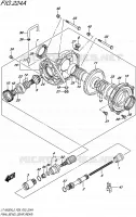 CARDAN   COUPLE CONIQUE (ARRIERE) pour Suzuki KINGQUAD 500 2015