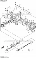 CARDAN   COUPLE CONIQUE (ARRIERE) pour Suzuki KINGQUAD 500 2015