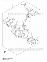 CORPS DE PAPILLON pour Suzuki KINGQUAD 500 2011