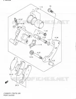 ETRIER DE FREIN AVANT pour Suzuki KINGQUAD 500 2011