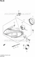 PHARE (LT A500XPZL3 P28) pour Suzuki KINGQUAD 500 2013