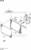 RADIATEUR (LT A500XPL3 P24) pour Suzuki KINGQUAD 500 2013