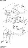 ETRIER DE FREIN AVANT pour Suzuki KINGQUAD 500 2016