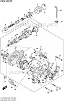 CARDAN   COUPLE CONIQUE (AVANT) pour Suzuki KINGQUAD 750 2016