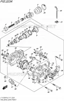 CARDAN   COUPLE CONIQUE (AVANT) pour Suzuki KINGQUAD 750 2015
