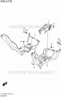 GARDE BOUE pour Suzuki KINGQUAD 750 2015
