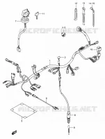 FAISCEAU ELECTRIQUE (MODELE K5/K6) pour Suzuki OZARK 250 2006