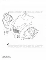 BOL DE PHARE pour Suzuki OZARK 250 2011