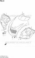 BOL DE PHARE pour Suzuki OZARK 250 2013