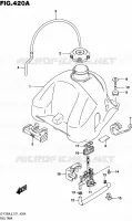 RESERVOIR D'ESSENCE pour Suzuki OZARK 250 2015
