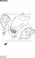 BOL DE PHARE pour Suzuki OZARK 250 2016