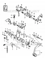 ENSEMBLE SELECTEUR DE VITESSES pour Suzuki OZARK 250 1997