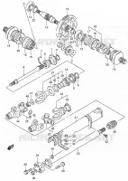 CARDAN pour Suzuki KINGQUAD 300 2000