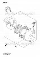 LANCEUR (LT F400FK8/FK9) pour Suzuki KINGQUAD 400 2010
