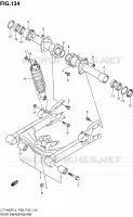 BRAS OSCILLANT ARRIERE (LT F400FZL4 P33) pour Suzuki KINGQUAD 400 2014