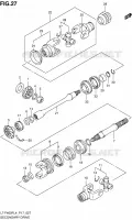 COUPLE CONIQUE (LT F400FL4 P17) pour Suzuki KINGQUAD 400 2014