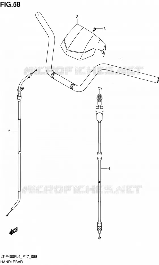 GUIDON Suzuki QUAD 400 KINGQUAD 2014  LT-F400F L4/LT-F400FZ L4 (P17)