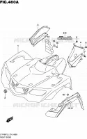 GARDE BOUE AVANT pour Suzuki KINGQUAD 400 2015