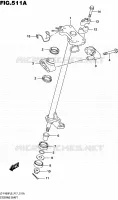 COLONNE DE DIRECTION pour Suzuki KINGQUAD 400 2016