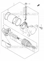 DEMARREUR pour Suzuki EIGER 400 2007