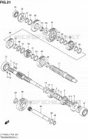 TRANSMISSION (1) pour Suzuki KINGQUAD 400 2014
