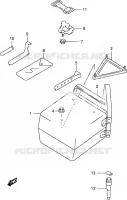 BOITE   TROUSSE A OUTILS (MODELE W/X/Y) pour Suzuki QUADMASTER 500 2000