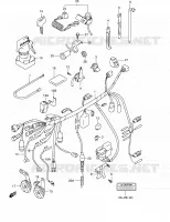 FAISCEAU ELECTRIQUE pour Suzuki QUADMASTER 500 2000