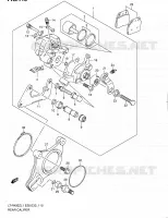 ETRIER DE FREIN ARRIERE pour Suzuki QUADRACER 450 2011