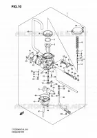 CARBURATEUR pour Suzuki QUADSPORT 250 2010