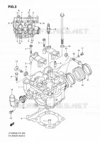 CULASSE pour Suzuki QUADSPORT 400 2008