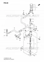 MAITRE CYLINDRE ARRIERE pour Suzuki QUADSPORT 400 2010