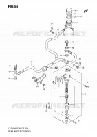 MAITRE CYLINDRE ARRIERE pour Suzuki QUADSPORT 400 2010