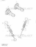 ARBRE A CAMES   VALVE pour Suzuki QUADSPORT 400 2011