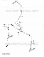 DURITE DE FREIN AVANT pour Suzuki QUADSPORT 400 2011