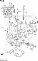 CULASSE pour Suzuki QUADSPORT 400 2013