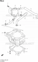 CYLINDRE pour Suzuki QUADSPORT 400 2013