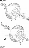 ROUE AVANT pour Suzuki QUADSPORT 50 2015