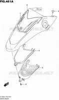 CARENAGE CENTRAL pour Suzuki QUADSPORT 50 2016