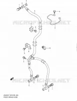 DURITE DE FREIN AVANT (AN400K7/K8/K9/L0) pour Suzuki BURGMAN 400 2010